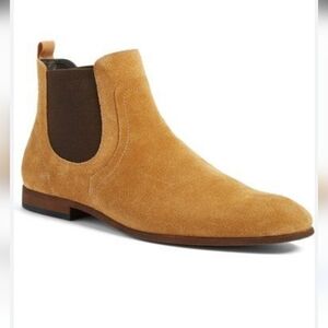 The Rail Mens Boots Brysen Chelsea 9 US 42M Suede Leather Slip On Casual Shoes